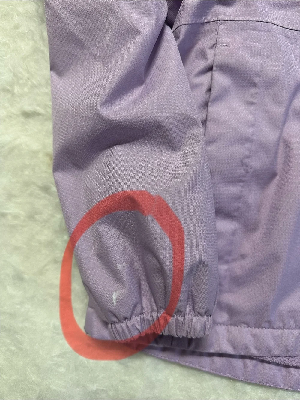 The North Face Lilac Hooded Shell Jacket